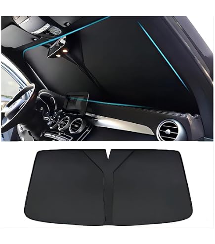 GAFAT Zonwering Voorruit Voor Seat Ateca FR/Cupra Ateca (2017-2024) – Binnenste Zonnescherm, UV-bescherming