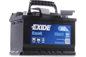 EXIDE TECHNOLOGIES EXIDE Excell EB602 Batterie de Voiture 60Ah 540A