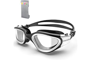 YAKAON Kids Swim Goggles, G1Mini Comfortable Polarized/Non-Polarized Anti-Fog Swimming Goggles for Age 6-14