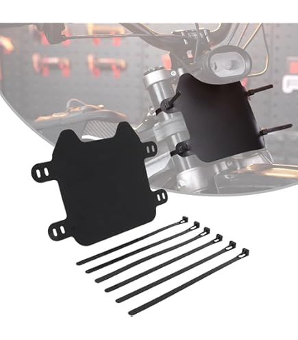 Portanumero Per Moto KTM - Replica OEM Polisport In Plastica Lucida Nera Per Modelli 2019-2022