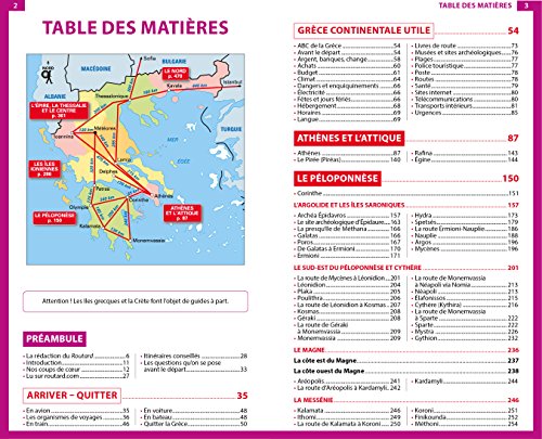 Couverture du livre de Guide du Routard Grèce continentale (avec les Îles Ioniennes) 2017