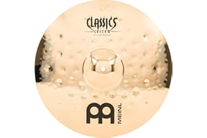 Meinl Cymbals Classics Custom Extreme Metal Crash — 17 Zoll (Video) Schlagzeug Becken (43,18cm) B12 Bronze, Brilliantes Finish (CC17EMC-B)