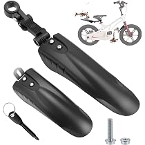 FAELNK Fahrrad Schutzblech Mudguard Fahrrad Vorne und Hinten Kinder Schutzblech Fahrrad Mud Guard für 12-14 Zoll Kinderfahrräder Lässt Sich Schnell und Einfach Montieren Sport & Freizeit