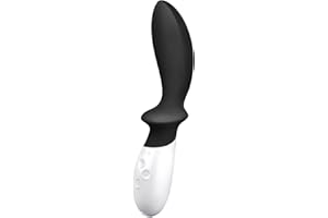 LELO LOKI Obsidian Black Masajeador personal para Hombres, con 6 Niveles muy Potentes, Juguete para Adultos, Placer Masculino