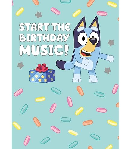 Personalsed Bluey Brthday Card - Any Age - Age Relatonshp - 1st 2nd - View #9