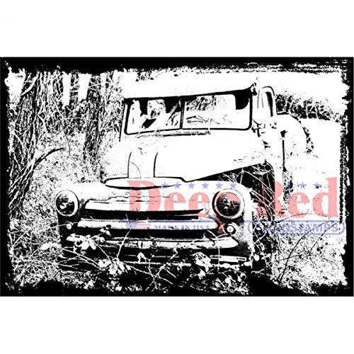Preisvergleich Produktbild Deep Red Cling Stamp Abandoned Truck