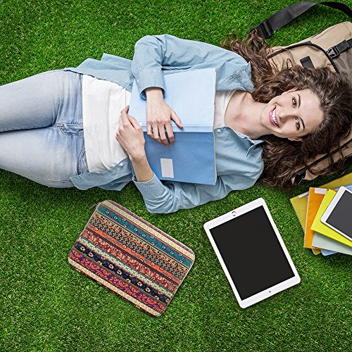 Plemo Schutzhülle, Hülle Sleeve Tasche aus Canvas für das neue IPad, iPad Air / 4 / 3 / 2, Bohème Stil - 6