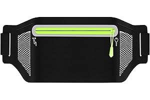 Winzwon Ceinture Running,Sport Accessoire, Banane Homme Femme, Sac Convient Smartphone Jusqu’à 6.9", Ceinture pour Course à Pied, Fitness, Jogging