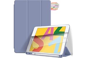Etui Billionn do iPada 9,7 cala (2018/2017, 6 i 5 generacji), do iPada Air 2 / iPad Air, z automatycznym uśpieniem/budzikiem - lawenda