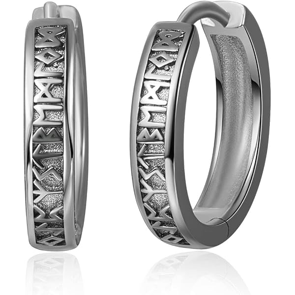 Orecchini a cerchio in argento da uomo - Orecchini in argento sterling 925 da 18 mm - Orecchini a cerchio da uomo - Set di orecchini - Di Twistedpendant - Italia
