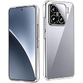 Coverzone Xiaomi 15 ile uyumlu Kılıf S&uuml;per Esnek Yapılı Toz ve Kirden Koruyan Silikon Mi 15 ile uyumlu kilif S&uuml;per Şeffaf Kap