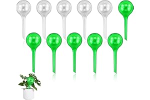 AMANDELIZABE Lot de 11 boules d'irrigation pour plantes, 5 cm, petites boules d'arrosage, système d'irrigation automatique pour plantes, convient pour l'arrosage des plantes, pour l'intérieur et l'extérieur,
