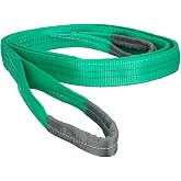 WOLFPACK LINEA PROFESIONAL Double Band Flat Sling 4.409 lbs. Safety Factor 7:1, Length: 3 Metres Width 6 cm. 100% Polyester.