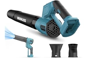 Traumheim Souffleur à Feuilles sans Fil 2 en 1 sans balais avec 3 Vitesses Max 90 0000 TR/Min, débit d'air 1000 m³/h, Mode Vertical et Horizontal pour Jardin, Feuilles, poussière et Neige, Voiture
