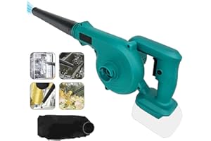 ANUPTTA Leaf Blower,Garden Vacuum & Mulcher Compatible with MaKita 18V Battery(Tool Only),2-in-1 Lightweight Electric Garden Leaf Blowers and Vacuums for Lawn Care Leaf Blowing, Car, Corner Dust Clearing