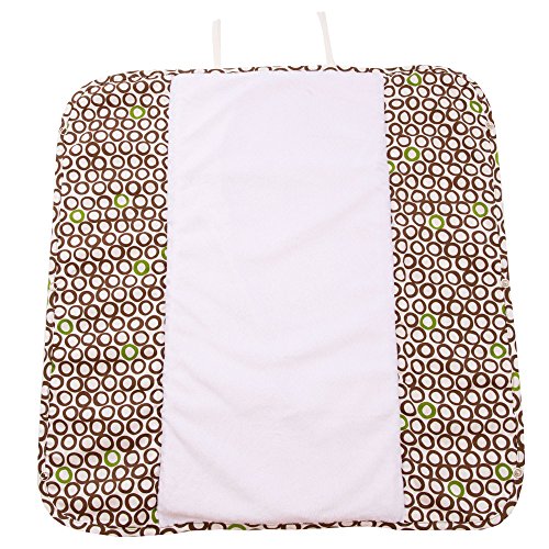 The Plush Pad Portable Changing Pad with Memory Foam - Bubbles in Cola