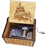 Netavantaj Happy Birthday İyi Ki Doğdun Ahşap &Ccedil;evirmeli M&uuml;zik Kutusu