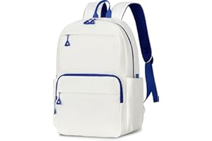 FIORETTO School Bag Lightweight School Backpack Rucksack Bag for Women Teenage Girls Boys, Water Resistant 15.6 Inch Laptop Backpack Bookbag Secondary College Work Travel