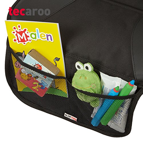 TECAROO Komfortable Autositzauflage in anthrazit mit 2 Jahren Zufriedenheitsgarantie – Sitzaufleger / Kindersitzunterlage - 5