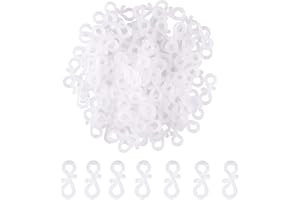 Jieddey Ganci per Grondaie,50 PCS Clip Esterno per Natale Clip per Grondaie Plastica Clip per Luci per Grondaie per Decorazioni Natalizie Luci Corde Esterne Stagionali