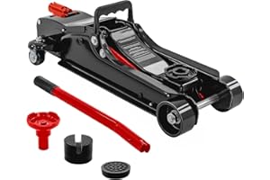 JOMAFA - Gato hidraulico de Carretilla Especial Coches Bajos 2.5 toneladas para Levantar vehiculos, Rojo