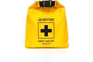 Restube Set di pronto soccorso – per sport acquatici e all'aria aperta – kit di pronto soccorso impermeabile, gadget da viaggio per viaggi, campeggio, escursionismo, bambini, auto, bicicletta – Travel