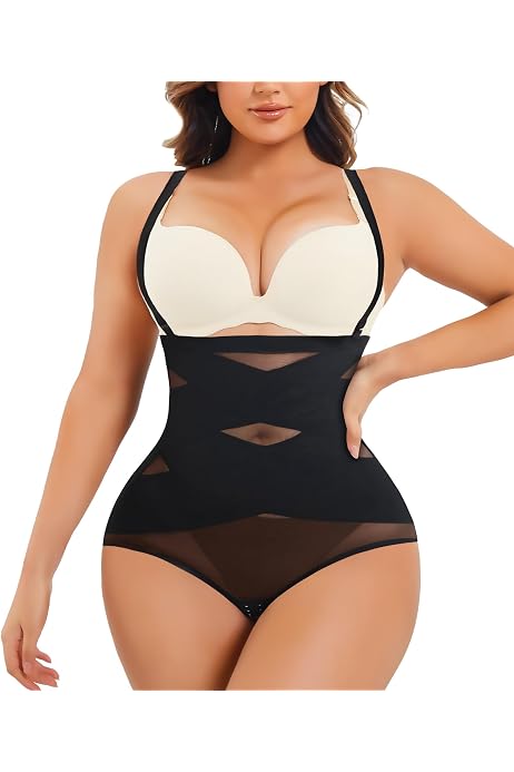 Guaina Contenitiva Donna - Pantaloncini Modellanti Vita Alta Senza Cuciture