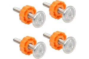 NKHUI 4Pack for Pressure Mounted Baby and Pet Safety Gates Accessory Screw Bolts Kit，M10 Baby Products Safety Equipment for Baby and Pet Safety Gates, Pressure Mounted Gates Replacement Set