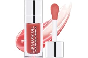 JEMPET Moisturizing Lip Oil Glow Lip Care aceite labial - Bálsamo labial hidratante Brillo labial teñido nutritivo (012-rosewood)