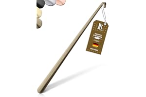 ‎JK TRADE JK Trade® 72cm STABILER Edelstahl Schuhlöffel Lang | 2mm polierter Metall Schuhanzieher Lang zum Stehen | Schnell & Einfach | optimierte Länge & Breite | Shoe Horn | Business | Aufhängbar