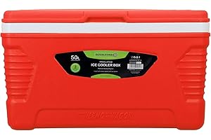 Royalford Insulated Cooler Box - Hot/Cold Freezer Box with Integrated Lock Lid and Carry Handle - Ideal for Beach and Picnic