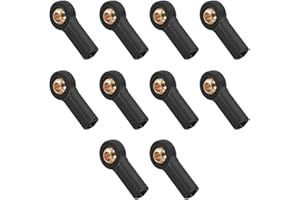 sourcing map 10 Pcs M3 3.0xL20mm Lever Steering Linkage Tie Rod End Ball Head End Without Screws and Nut for RC Robot