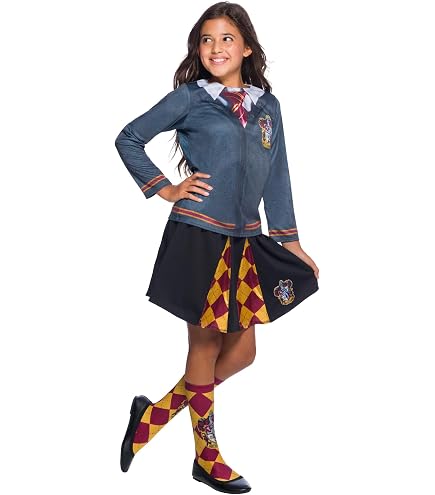 HARRY POTTER ~ Deluxe Gryffindor Robe - Harry Potter Costume Set  Robe, Wand & Glasses Kit Not Active P8593 13504 Medium