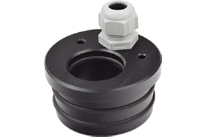 Agora-Tec® Tapa para fuente de 3 pulgadas DN 80 para tubos de polietileno de 40 mm.