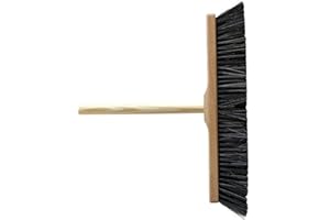 Saferide Kehrbesen mit langem Stiel Rosshaar Mischung Besen aus Kiefernholz Stubenbesen für Zuhause Stabiler Zimmerbesen Auskehrer für Kehrarbeiten Universell 140 cm