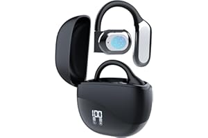 MONODEAL AI Ecouteur Traducteur Instantané, Open Ear Oreillette Traduction Instantanée sans Fil, 134 Langues Ecouteurs Traducteur Temps Réel pour Apprendre Les Voyages, Ajustement Sécurisé