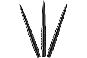 CyeeLife Steel Point Dart tips (Confezione da 3 punte) 30MM, Punte di freccette intercambiabili, Punte di freccette con superficie ruvida, Punte di ricambio per freccette in acciaio