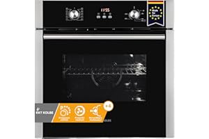KKT KOLBE Piekarnik do zabudowy 60 cm | autonomiczny | 70 l | 3 kW | gorące powietrze | automatyczny timer | podwójne szyby chroniące przed ciepłem | zabezpieczenie przed dziećmi | obsługa przetyczką