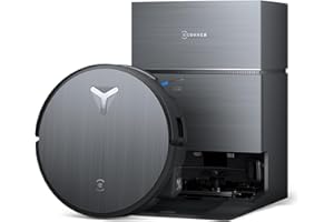 ECOVACS DEEBOT X11 Pro OMNI Robot Aspirapolvere Lavapavimenti con Stazione Pulizia, Aspirazione 19500Pa, OZMO ROLLER 2.0, TruEdge 3.0, Ascensione massima di 4 cm, ZeroTangle 3.0, Tecnologia PowerBoost