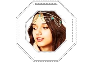 Jovono - Semplice catena per capelli, accessorio per donne e ragazze