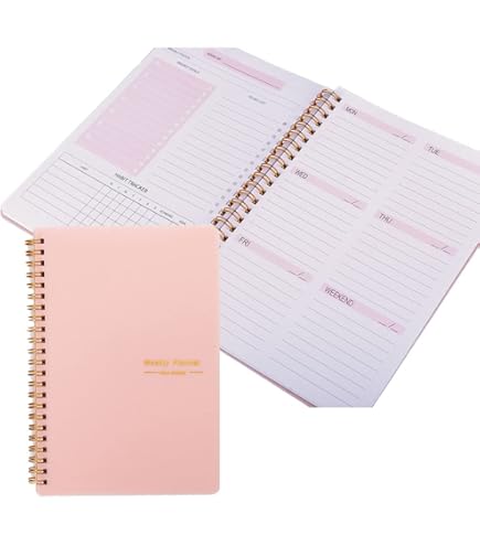 Studio Non Dated Daily Planner Faux Leather Cover Moon Phase Dust 160 Pages 15 2 Cm X 18 4 Cm 877006