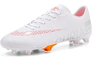 XINGHUANHUA Scarpe da Calcio Scarpe da Calcio Unisex per Ragazzi Scarpe da Calcio Basse per Bambini All'aperto Adatto per Erba Sintetica AG
