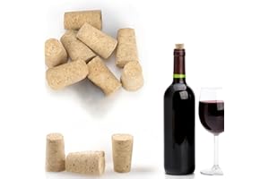 JADESHAY Cork Tapered - 10PCS Cork Natural Tapered Corks - 2Types Wooden Wine/Beer Bottle Stopper(20 * 15 * 35)