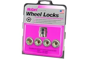 McGard 24013SU - Tuercas antirrobo para ruedas (abiertas, base cónica, M12 x 1,25, largo 19,7 mm, SW19/21)