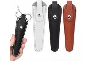 ZUWIJEQ 3 Pcs Custodia per forbici, Borsa per forbici, Porta forbici in pelle, Custodia per forbici da ricamo, custodia protettiva per forbici per ricamo, Borsa Per Forbici Per Parrucchiere