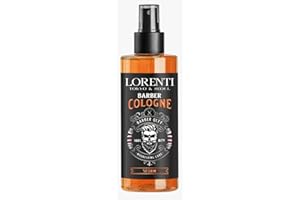 LORENTI TOKYO & SEOUL Barber Cologne 150 ml Storm, spray dopobarba per uomini, acqua profumata da rasatura da uomo, con pratico dispenser di pompa, rinfrescante e nutriente, EDC