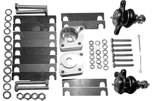 Truh.pl Entretoises de rotules supérieures 30 mm, avec et plaquettes réglage chute, pour Mitsubishi Pajero II, Sport I, L200 suspension Lift, bras Tuning