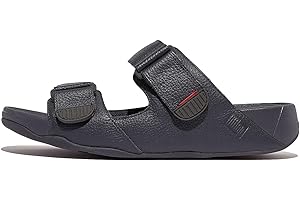 Fitflop Gogh Moc Slide in Leather, Sandali Punta Aperta Uomo