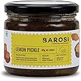 Barosi Lemon Pickle 350 gm, Authentic, Traditional and Handcrafted, Sustainable Glass packaging