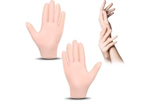 HOKIAMCN 1 Pair Silicone Moisturizing Gloves Reusable Hand Care Gloves Spa Gel Hydrating Gloves for Women Men Repairing Dry Cracked Softening Rough Skins Calluses (1Pair-Yellow)